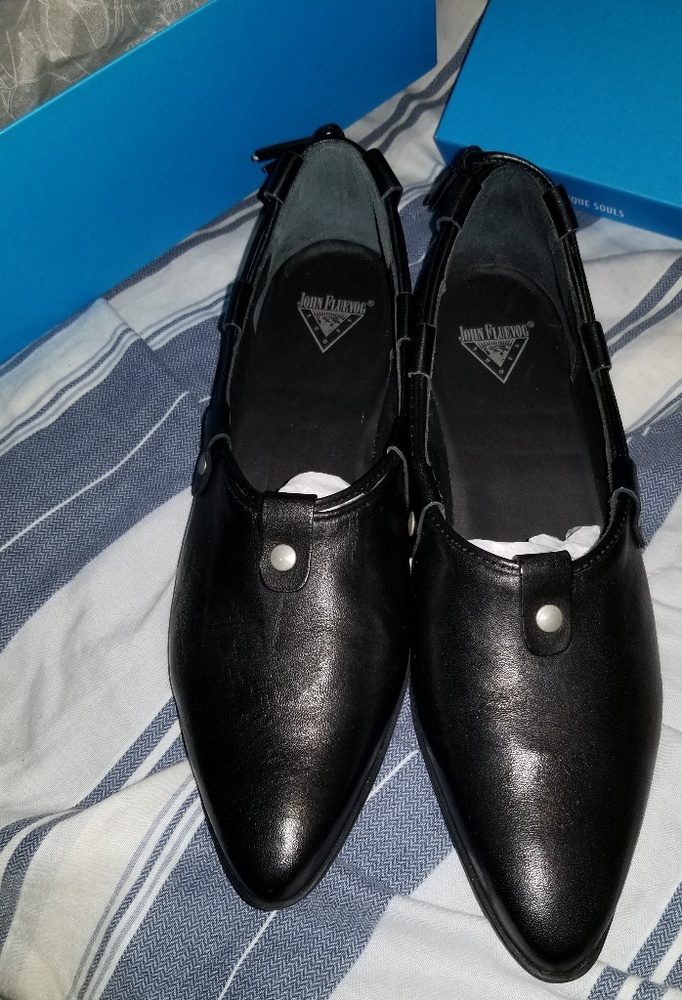 Fluevog Power Up: Vigor, sz 11 black